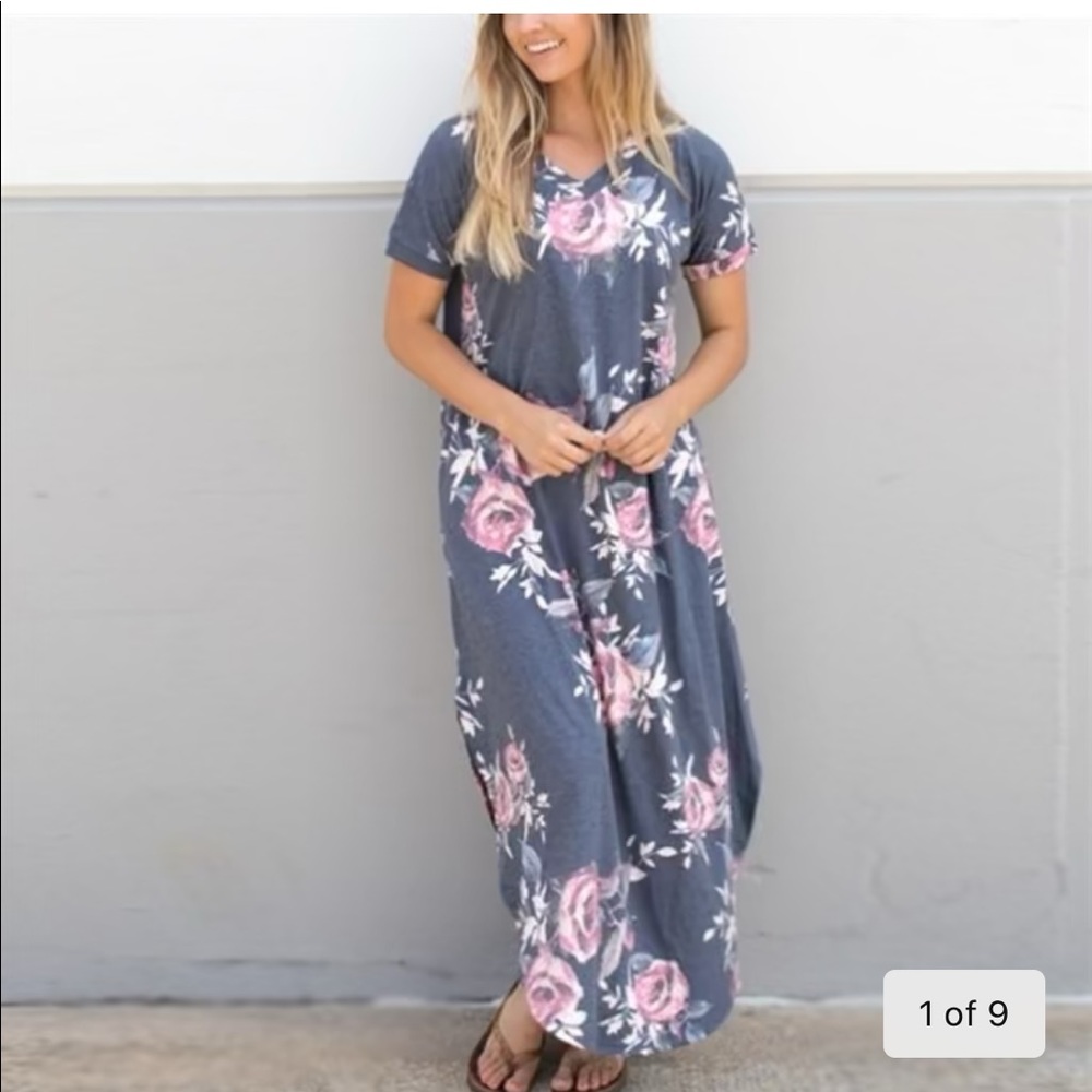 Vintage Floral Maxi